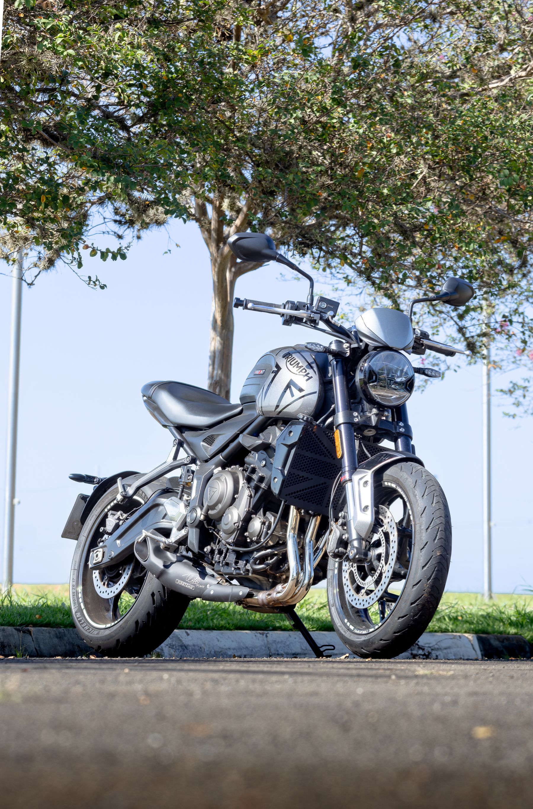 Silver Triumph Trident 660 roadster